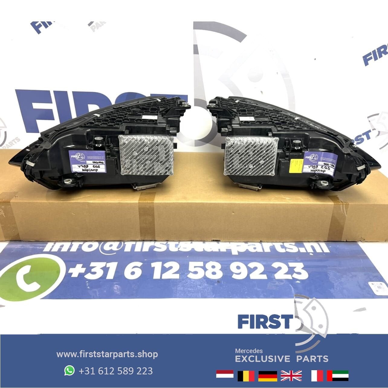 MERCEDES EQS W297 LED KOPLAMP SET DIGITAL LIGHT KOPLAMPEN OR, Gebruikt, -, Ophalen of Verzenden, -