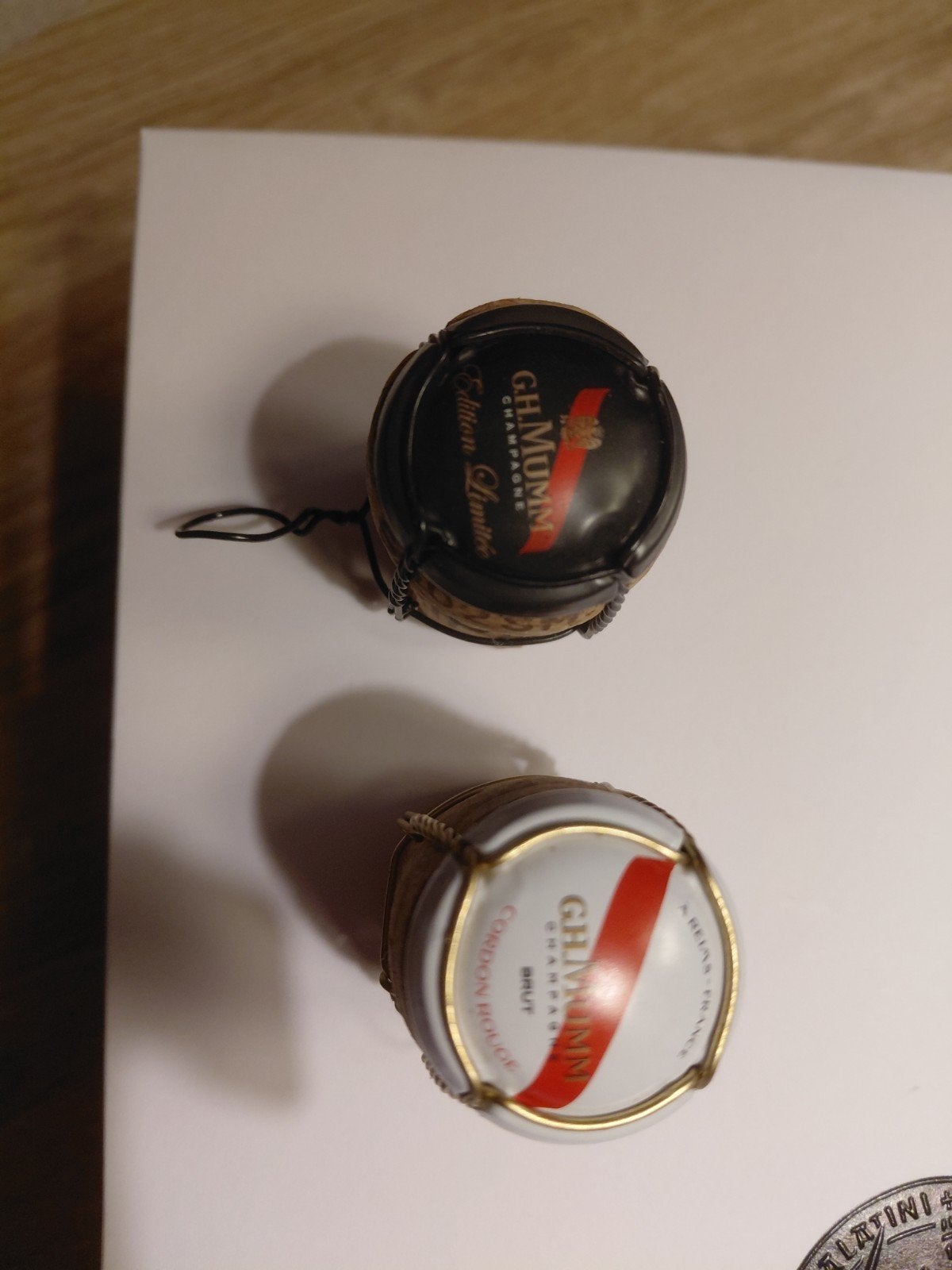 champagne kurken mumm, Ophalen of Verzenden