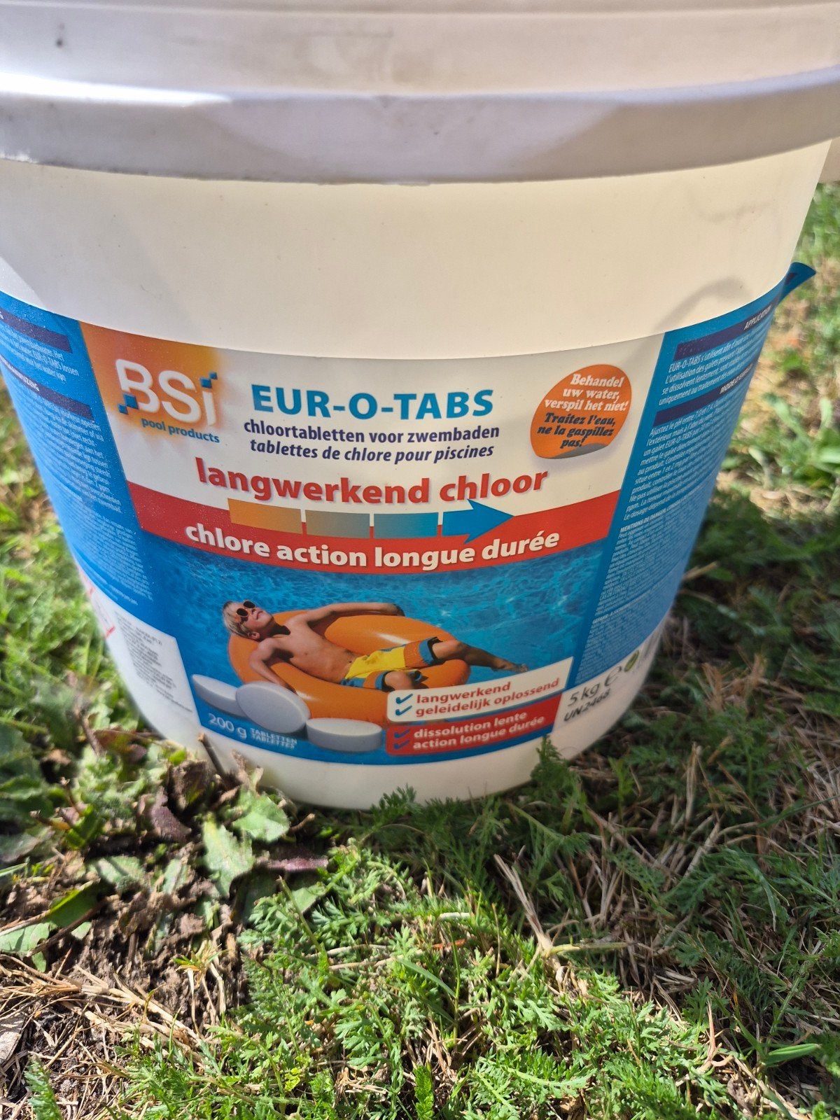 chloor tabletten, testkit en ph regelaar, Enlèvement, Utilisé
