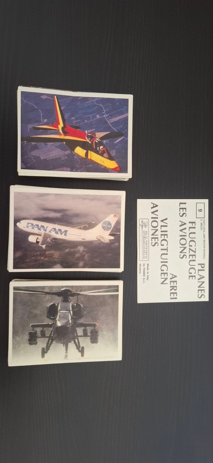 Panini De vliegtuigen, Verzamelen, Ophalen of Verzenden
