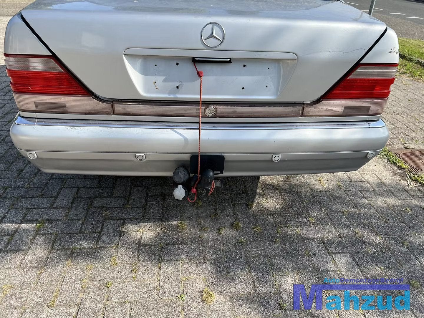 MERCEDES S KLASSE W140 Zilver achterbumper 1991-1998, Gebruikt, Mercedes-Benz AG, Mercedes-Benz, Mercedesstrasse 120
70372  Stuttgart, DE
