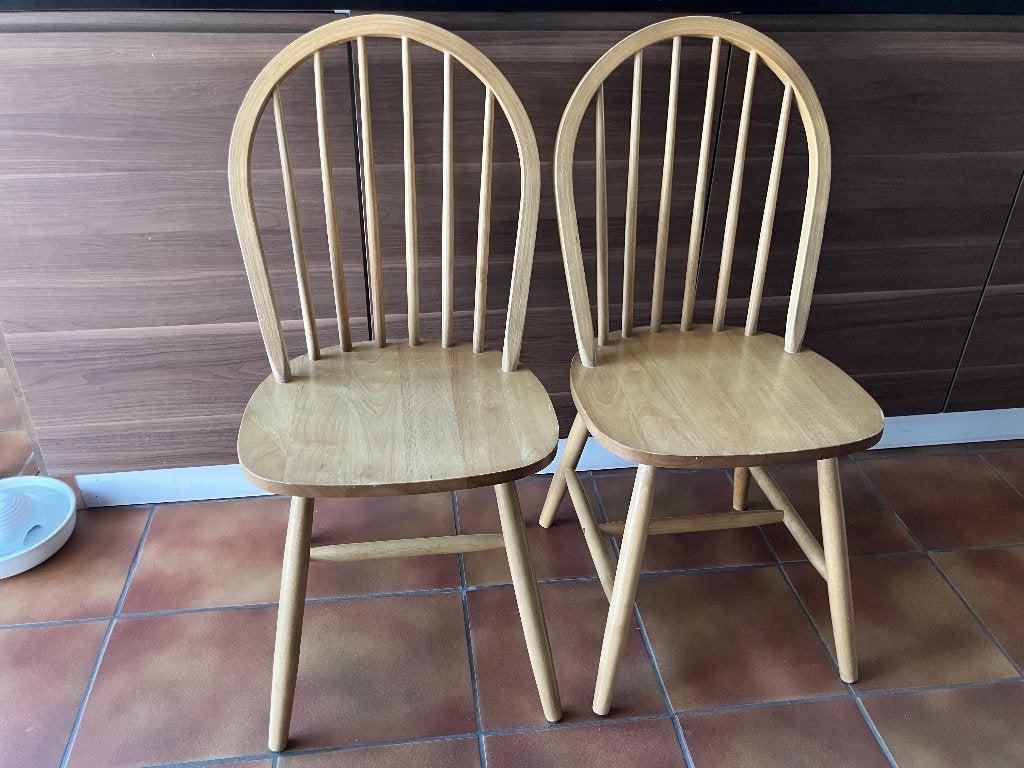 chaises windsor la redoute, Maison & Meubles, Chaises, Enlèvement, Comme neuf, Bois, Quatre