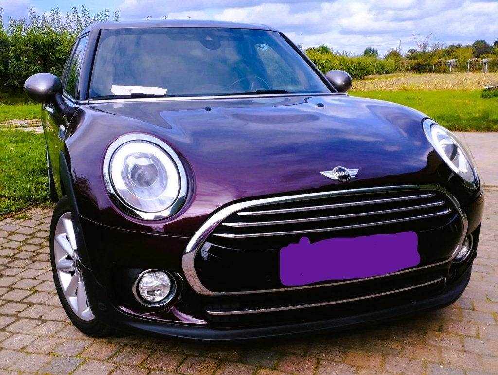 Mini Cooper Clubman paars Full option, Auto's, 4 cilinders, Leder, Overige kleuren, 5 deurs