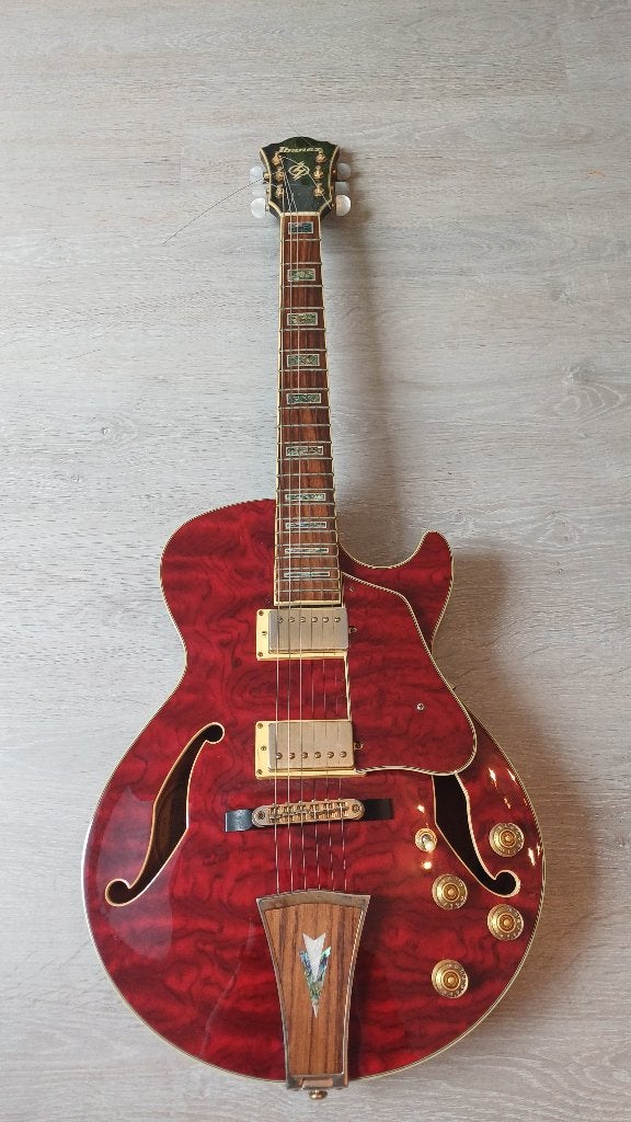 Gitaar Ibanez AG95-TRD-12-01, Musique & Instruments, Instruments à corde | Guitares | Électriques, Enlèvement, Utilisé, Hollow body
