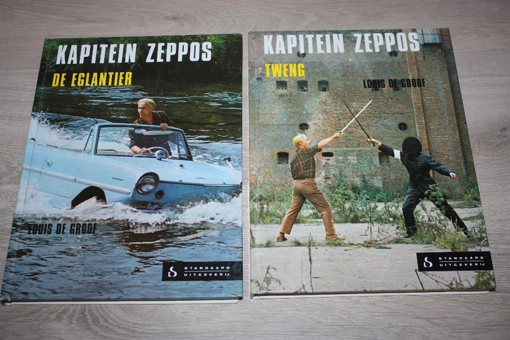 Kapitein Zeppos 2 boeken , 1969 , als nieuw, Enlèvement ou Envoi, Comme neuf, TV, Autres types