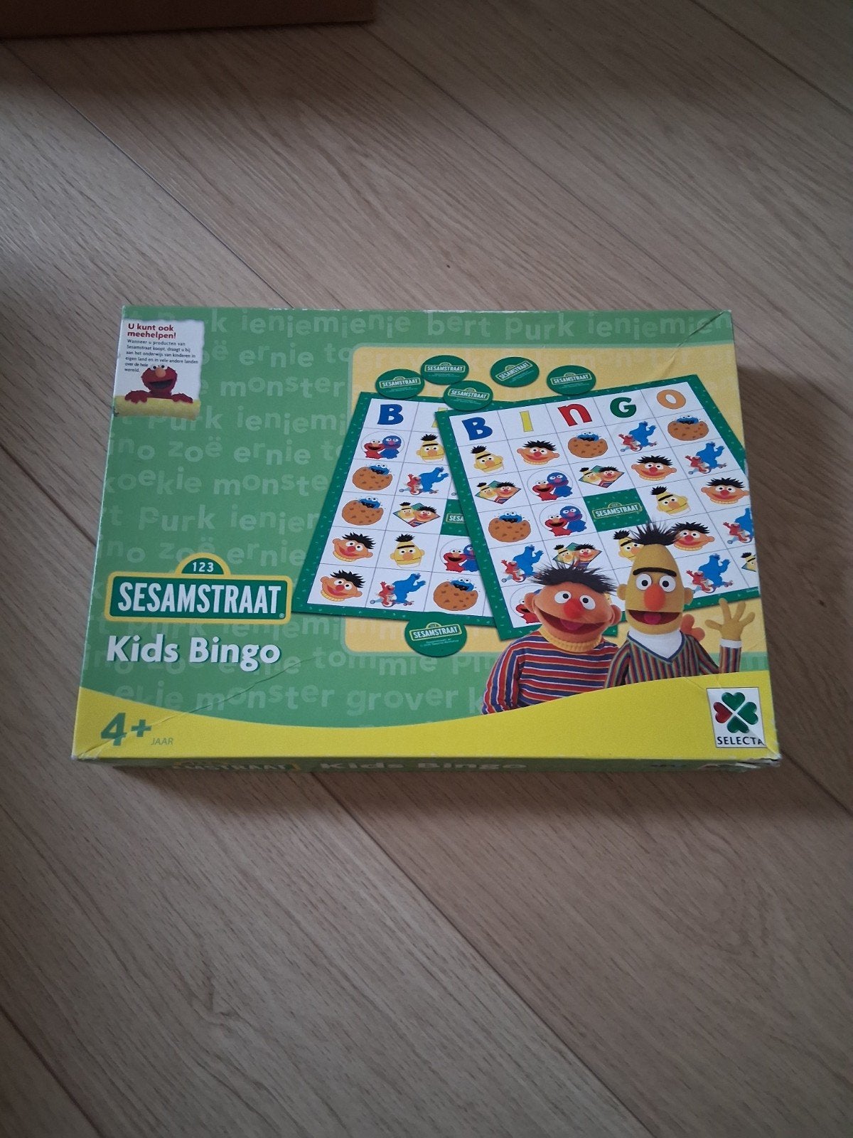 Sesamstraat bingo spel, Ophalen