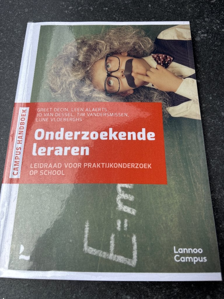 Onderzoekende leraren, Boeken, Ophalen, Zo goed als nieuw, Hogeschool, Lannoo Campus