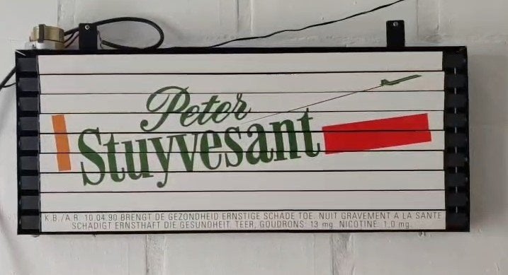 Zeldzame wisselreclame – Marlboro / Belga / Peter Stuyvesant, Enlèvement ou Envoi, Autres types