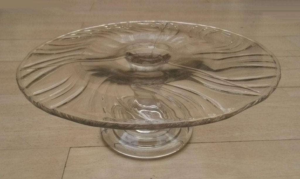 glazen taartschotel, Antiek en Kunst, Ophalen of Verzenden