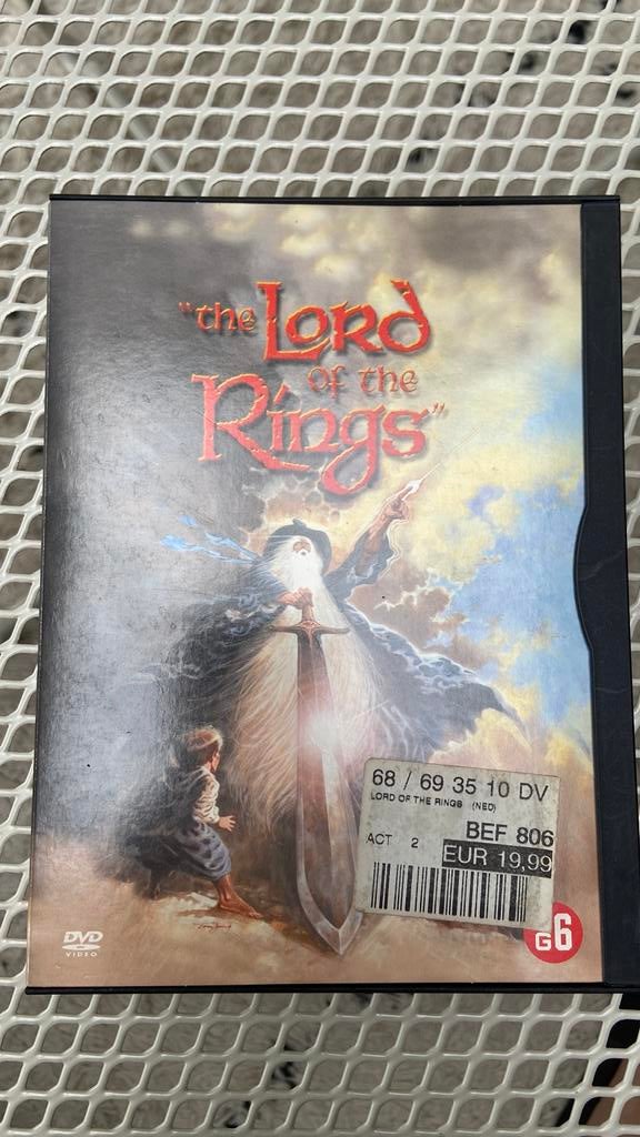 DVD Le Seigneur des Anneaux 1978, Enlèvement ou Envoi, Utilisé
