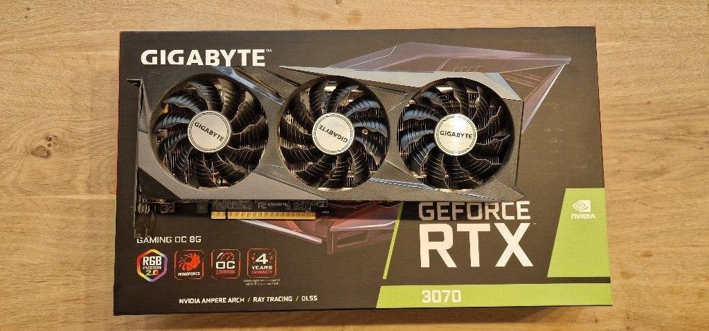 Gigabyte GeForce RTX 3070 Gaming OC 8G, Computers en Software, Ophalen of Verzenden, Gebruikt, GDDR6, Nvidia