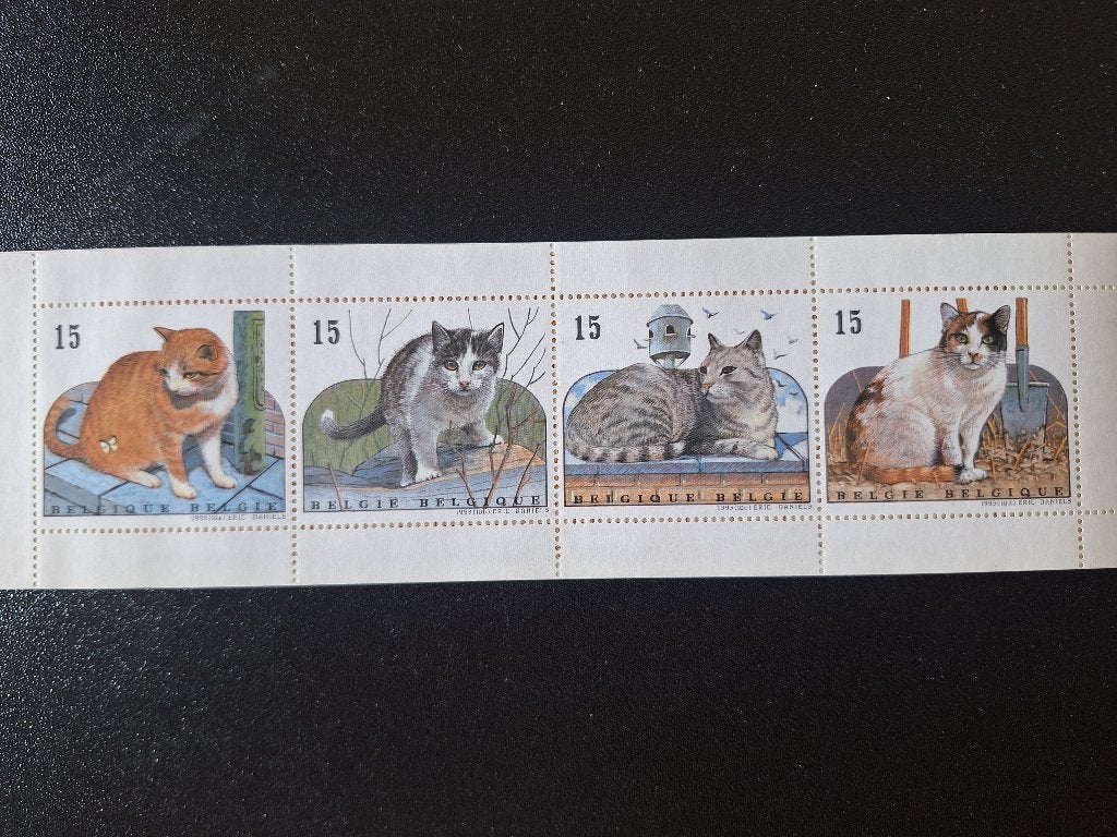 Boekje B24 - jaar 1993 - 2521-2524 - Europese katten, Ophalen, Postfris, Postfris