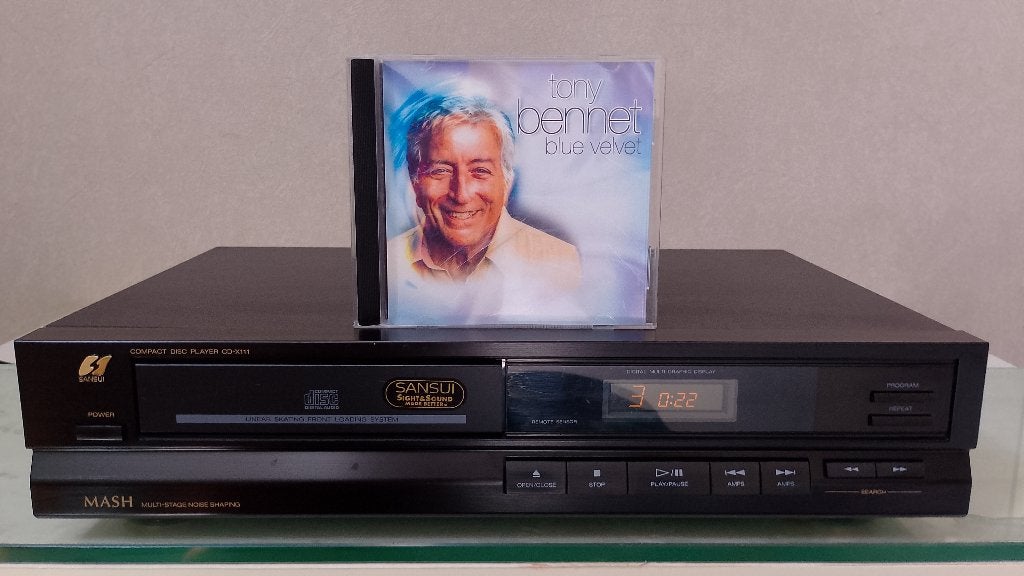 Lecteur CD Sansui CD X 111 + CÂBLE RCA MONITEUR, TV, Hi-fi & Vidéo, Lecteurs CD, Enlèvement ou Envoi, Utilisé