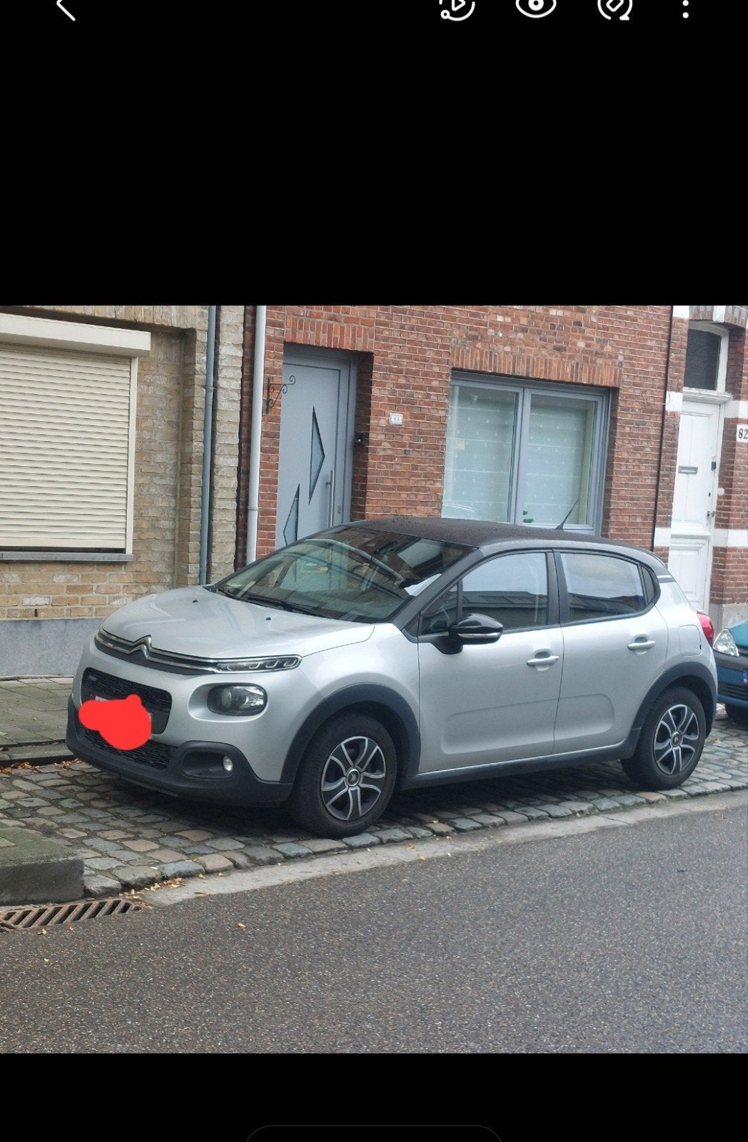 citroen c3 2017 avec 128 000 km, Achat, Noir, 5 portes, Berline