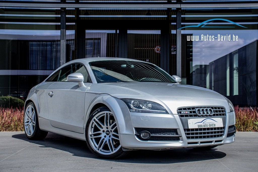 Audi TT 2.0 TFSI Coupé/Historique/Cuir/CLIMATISATION, Autos, Audi, Cuir, Argent ou Gris, Entreprise, Noir