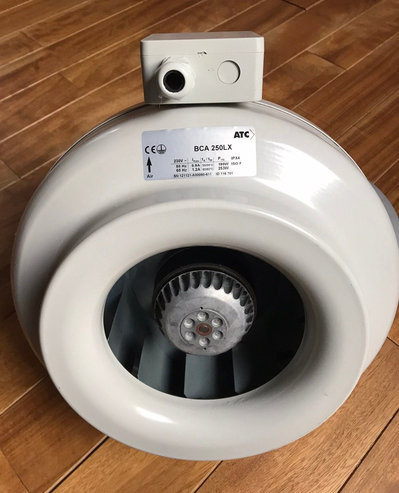 BCA 250LX kanaal ventilator, Ophalen of Verzenden, Nieuw