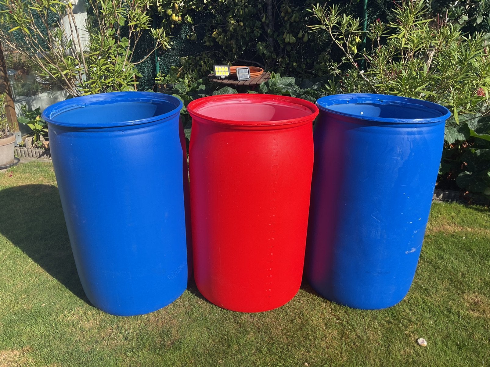 WATERTONNEN, Tuin en Terras, 150 liter of meer, Ophalen, Zo goed als nieuw, Kunststof