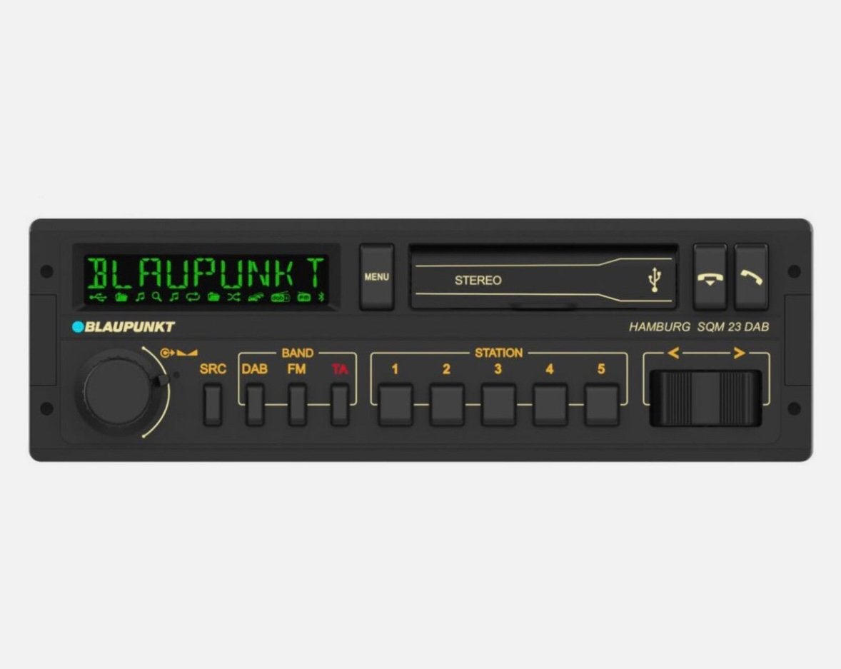 Blaupunkt Hamburg SQM 23 DAB moderne classic autoradio, Ophalen, Zo goed als nieuw