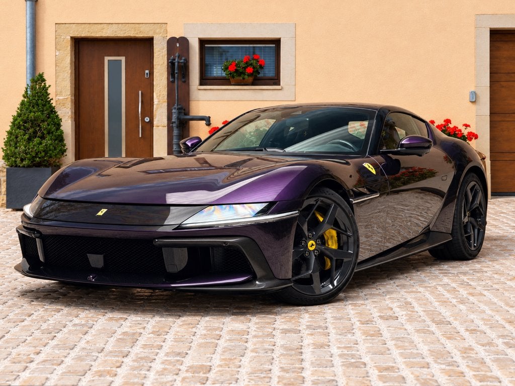 Ferrari 12Cilindri Viola Hong Kong/ACC/360/Full Carbon/Lift, Autos, Cuir et Alcantara, Entreprise, 0 kg, Noir