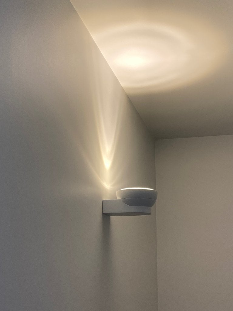 Delta Light design LED uplighters – set van 2 stuks, Blanc, Comme neuf, Enlèvement, Métal