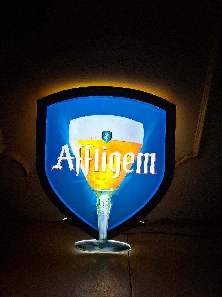 Lichtreclame Affligem bier, Ophalen of Verzenden, Nieuw, Lichtbak of (neon) lamp