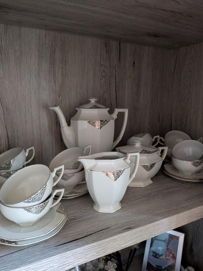 mooi oud theeservies, Antiek en Kunst, Ophalen of Verzenden
