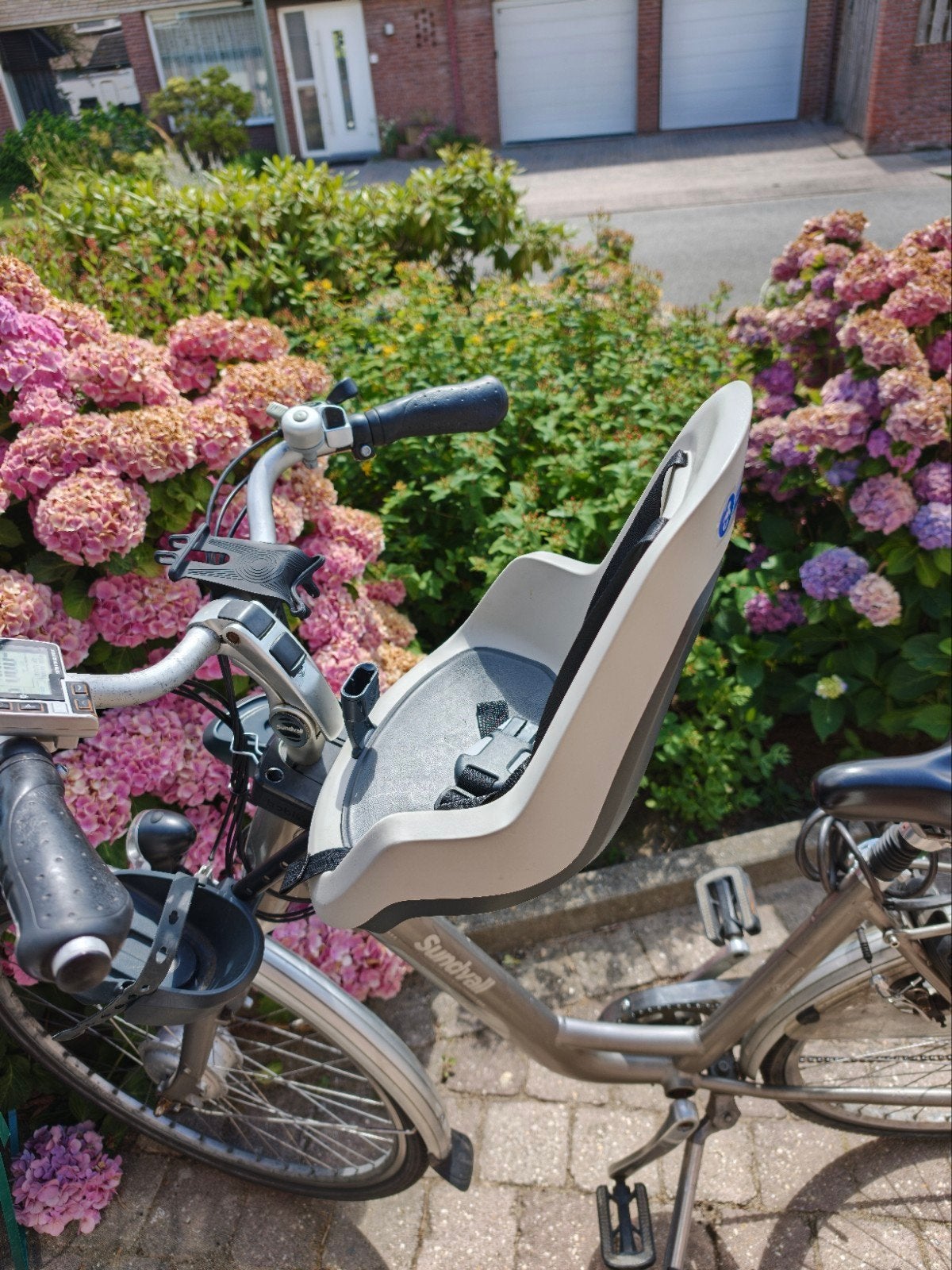 Bobike fietsstoeltje voorzitje, Ophalen, Voetsteuntjes, 0 t/m 18 kg, Voorzitje
