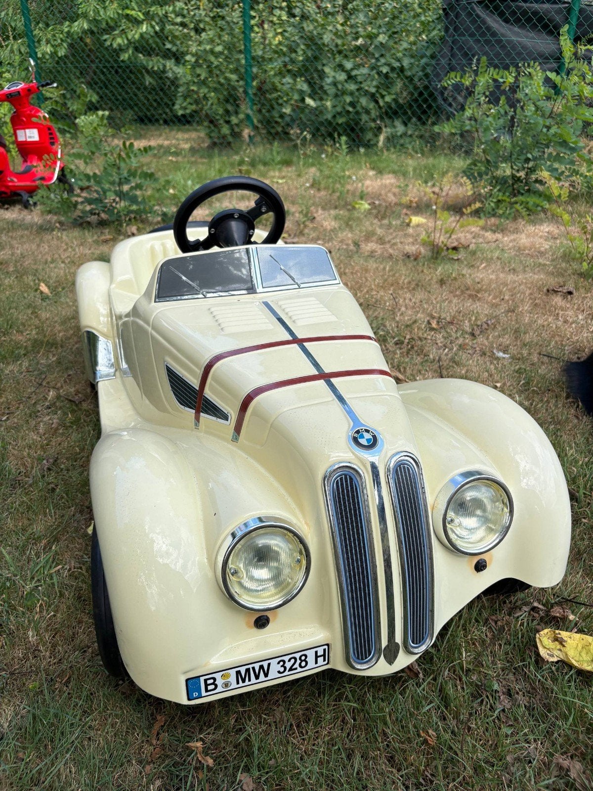 BMW Retro Trapauto / Loopauto voor kinderen – Roadster, Ophalen
