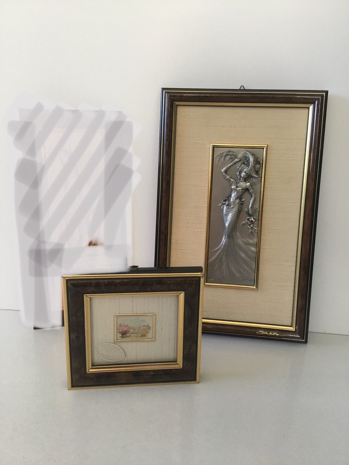 2cadres d'art vintage Italie, France, Enlèvement ou Envoi, Comme neuf