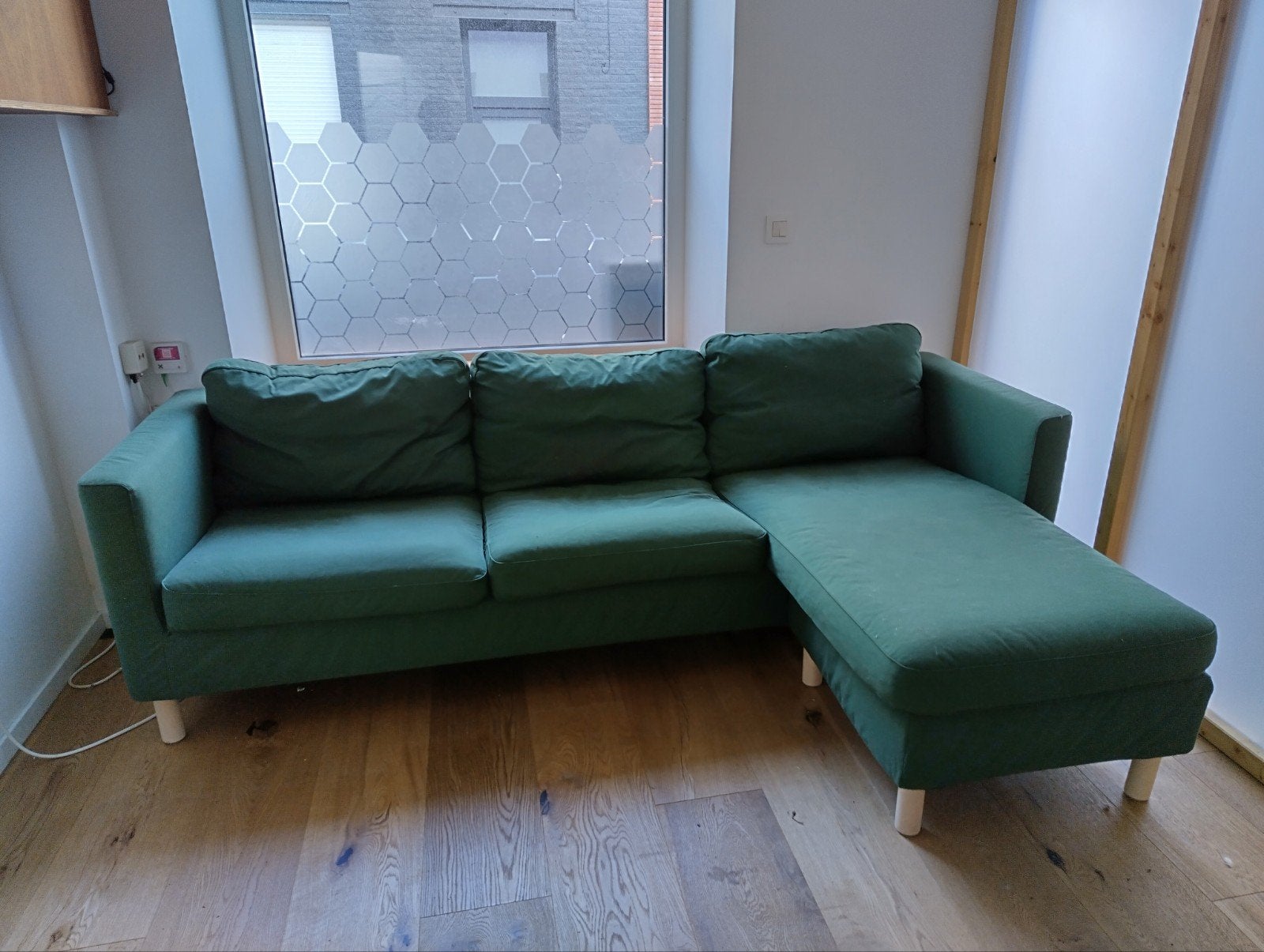 PÄRUP (ikea) 3-zit lounge, groen, Enlèvement, Utilisé, Tissus