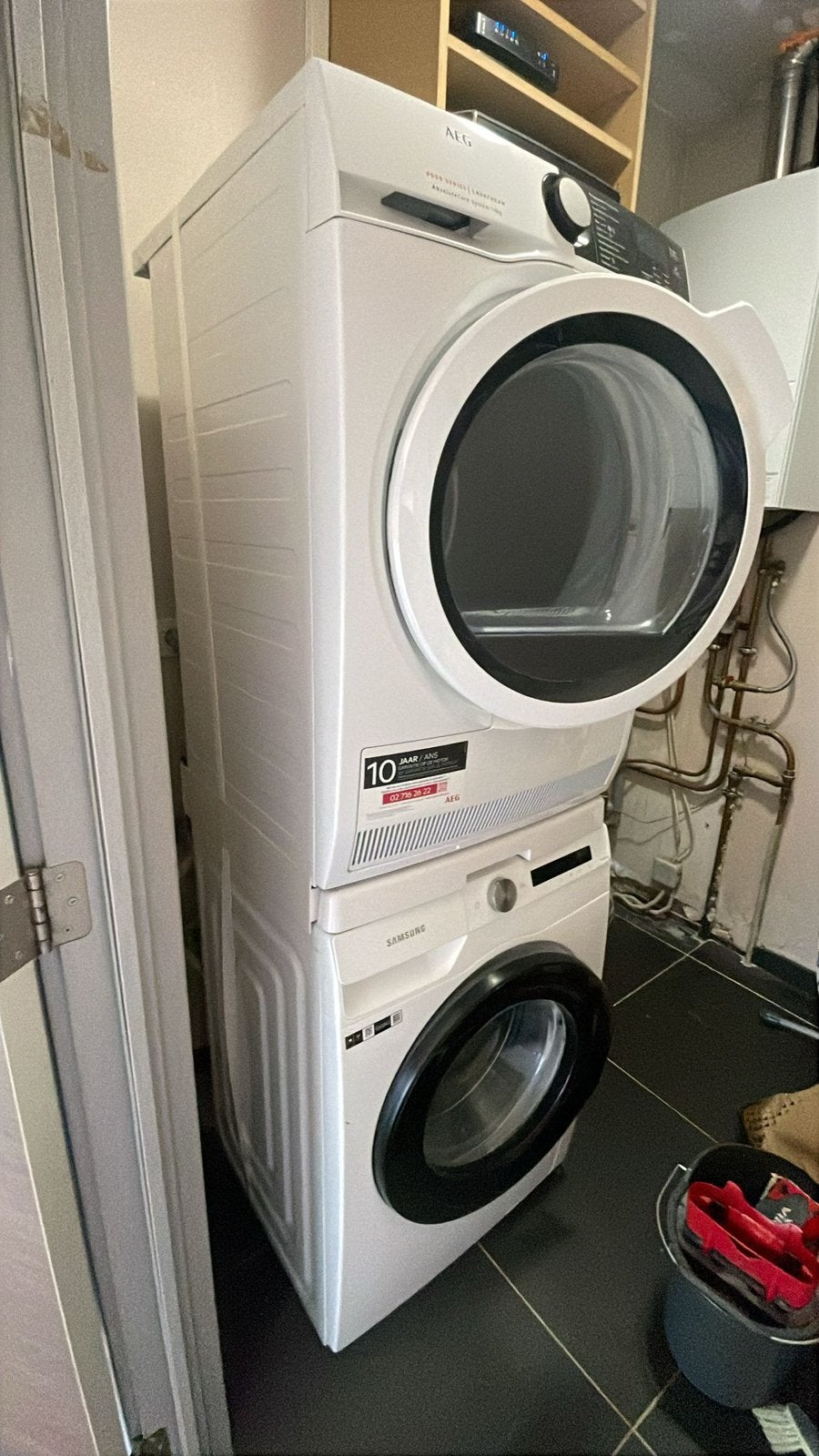 Wasmachine + droogkast, Enlèvement ou Envoi, Comme neuf