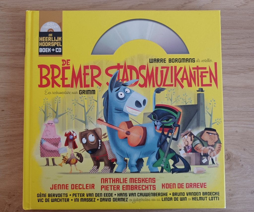 Heerlijk Hoorspel - De Bremer Stadsmuzikanten, Boeken, Ophalen of Verzenden, Het geluidshuis, Cd, Kind
