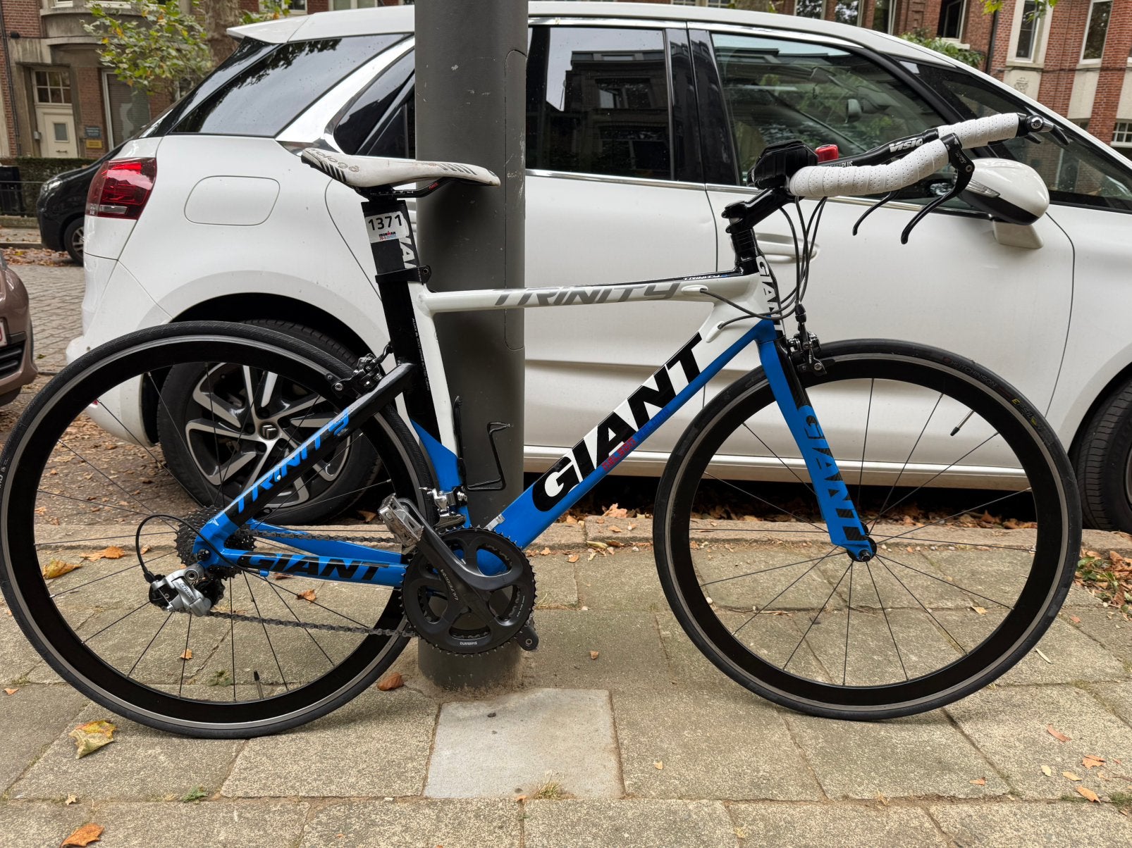 Giant trinity, Fietsen en Brommers, Fietsen | Racefietsen, Ophalen, Zo goed als nieuw, Giant