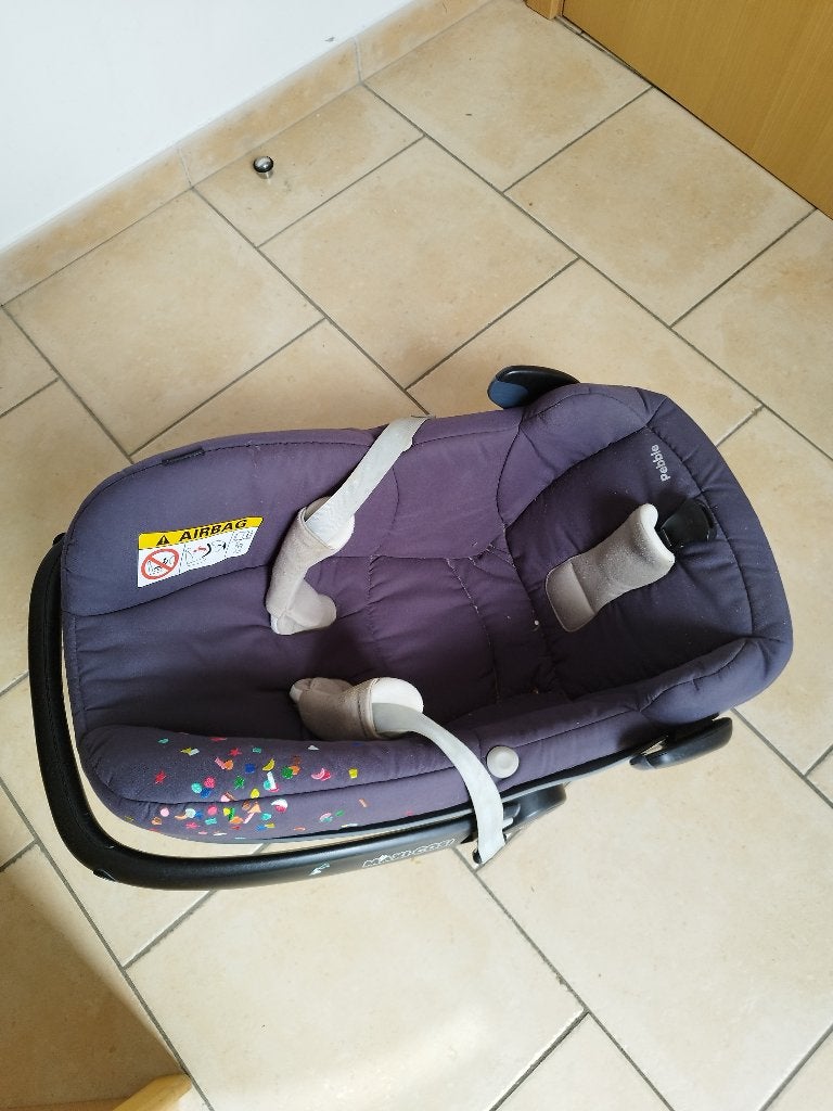 Siege bebe Maxi Cosy + Isofix + manteau d'hiver, Enfants & Bébés, Sièges auto, Enlèvement, Utilisé, Isofix, Maxi-Cosi