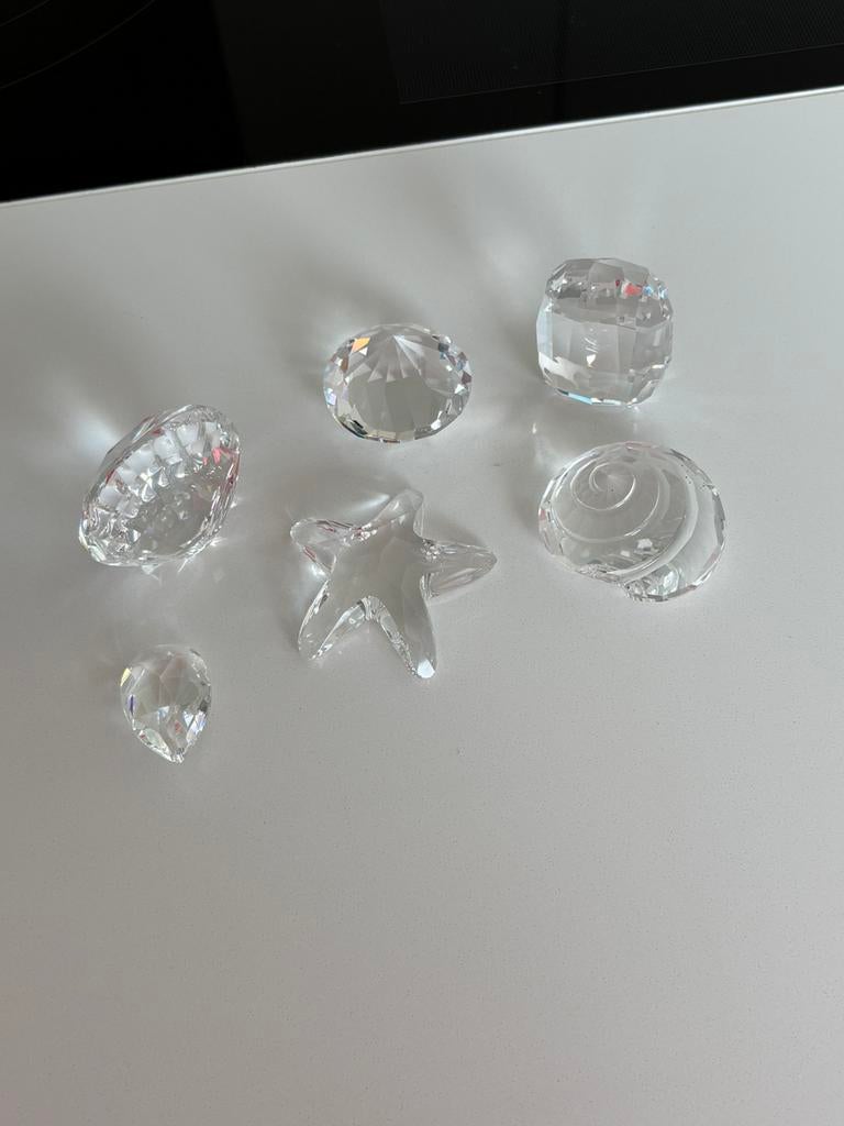 Prachtige set kristallen Swarovski, Ophalen, Zo goed als nieuw