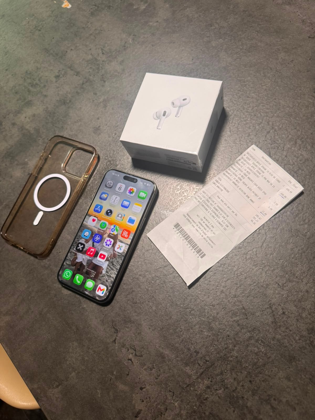 Iphone 15 pro max 256gb, Télécoms, 256 GB, IPhone 15, Gris, Comme neuf