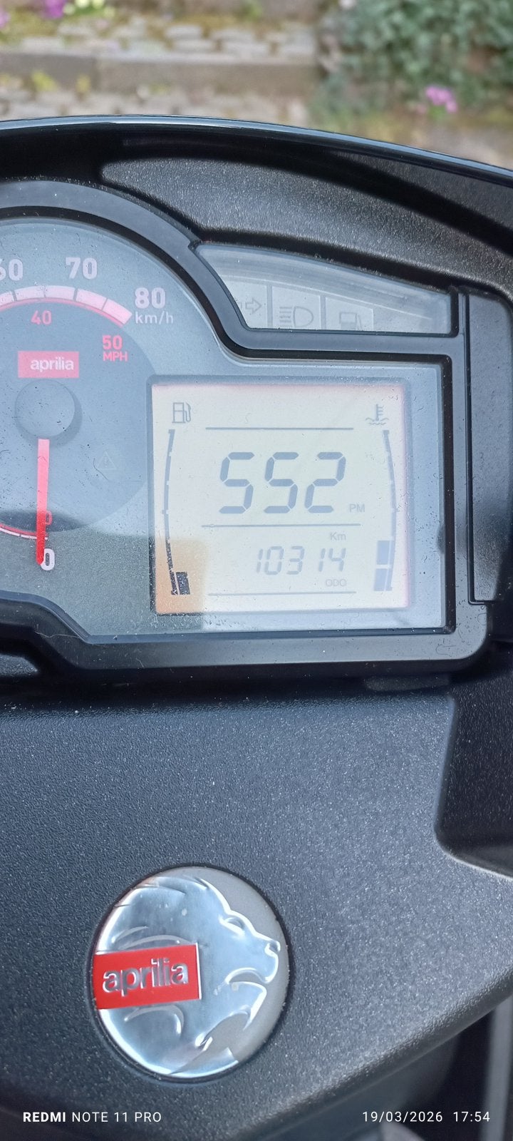 Aprilia-scooter, Ophalen
