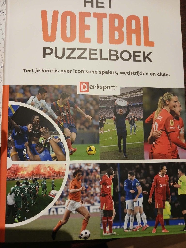 Denksport - Het Voetbal Puzzelboek, Ophalen, Nieuw, Puzzelboek