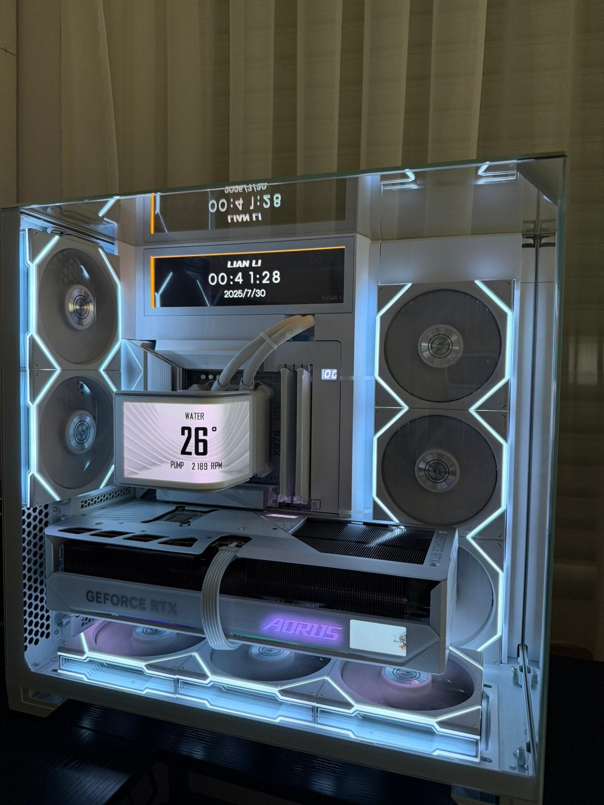 Gaming PC | RTX 5080 | Full White | Lian Li, Computers en Software, Ophalen, Zo goed als nieuw, 32 GB, Gaming