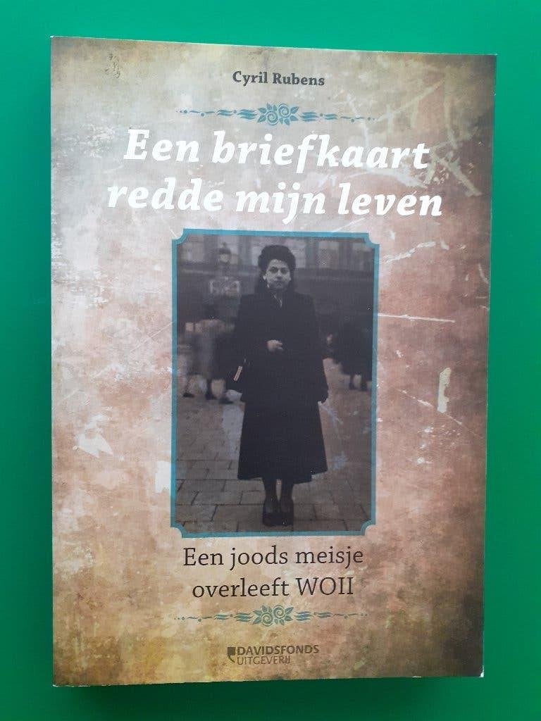 "Een briefkaart redde mijn leven" van Cyriel Rubens Pr: € 10, Ophalen of Verzenden, 20e eeuw of later, Zo goed als nieuw