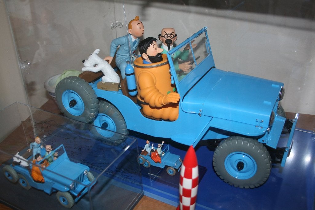 TINTIN JEEP MOULINSART 1/8 777 EXEMPLAIRES, Enlèvement, Neuf