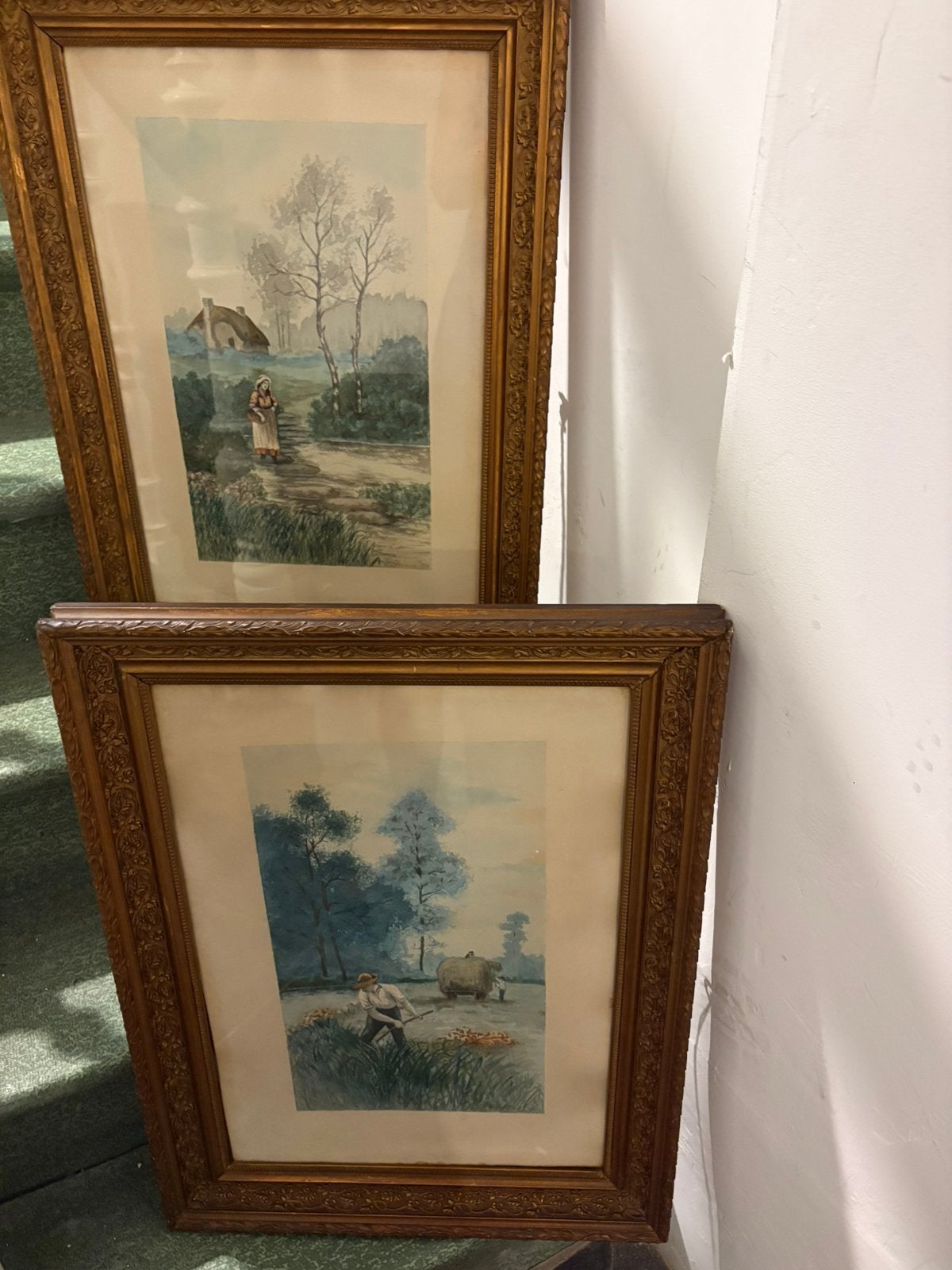 2 magnifiques cadres anciens, Antiquités & Art, Enlèvement