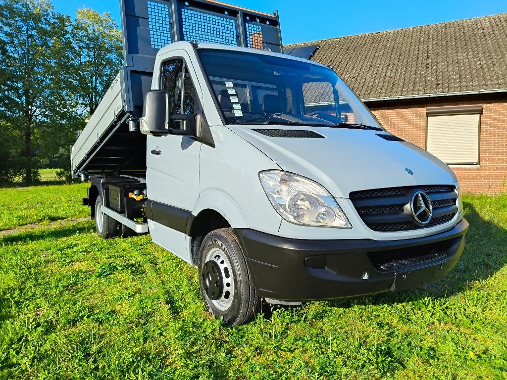 Mercedes sprinter 518 cdi,3.0 kipper, Autos, Argent ou Gris, Achat, 3 places, 6 cylindres