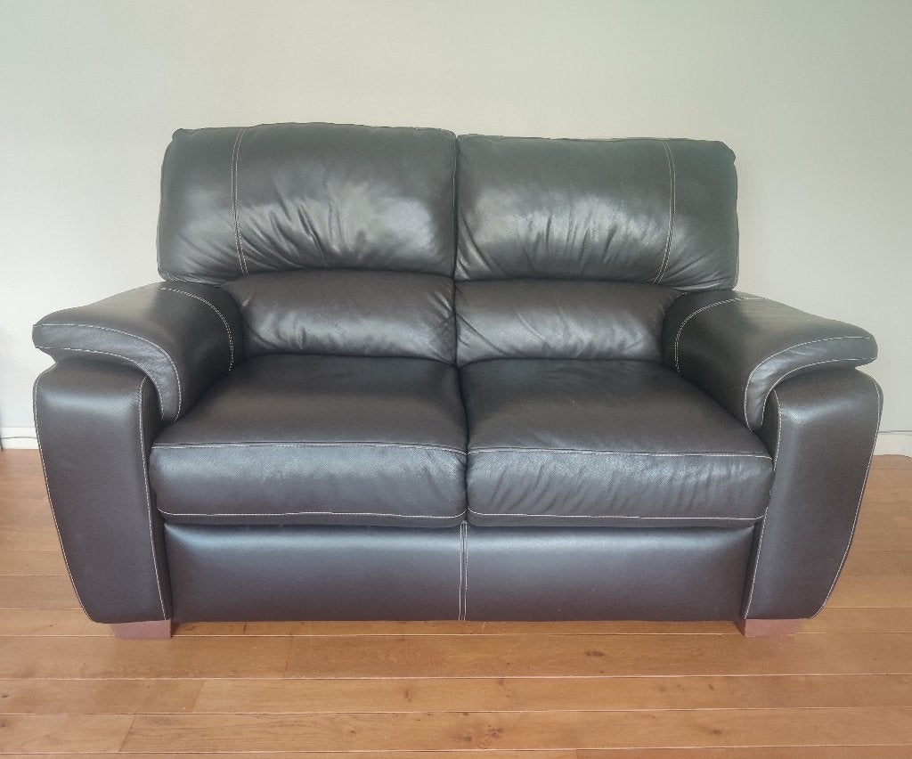 CANAPÉ CHÂTEAU D’AX 2 PLACES MARRON – 100 €, 75 à 100 cm, Comme neuf, Enlèvement, Deux personnes