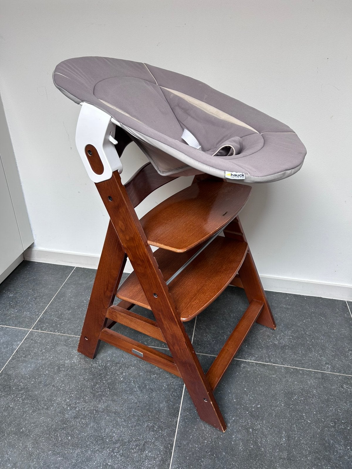 Hauck Alpha+ Meegroeistoel Set – vanaf de geboorte, Ophalen, Zo goed als nieuw, Meegroeistoel, Stoelverkleiner