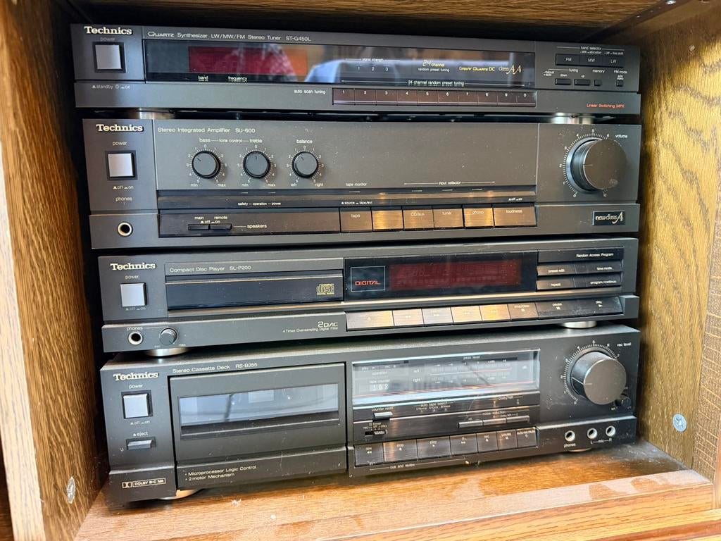 Technique HIFI vintage, ST-G450L, SU-600, SL-P200, RS-B355, TV, Hi-fi & Vidéo, Chaîne Hi-fi, Autres marques, Lecteur CD, Enlèvement