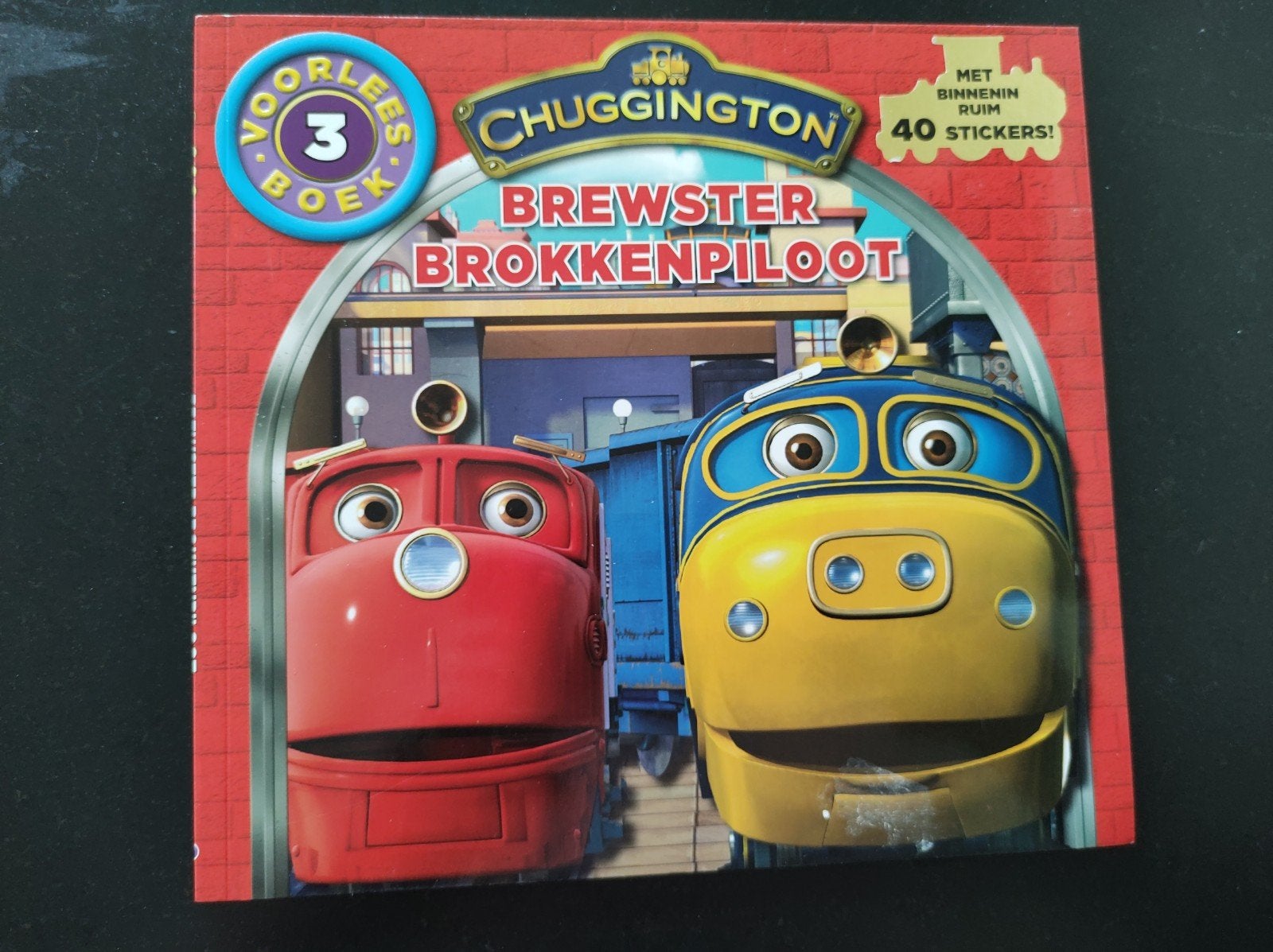 Voorleesboek met stickers, Chuggington, Brewster brokkenpilo, Enlèvement ou Envoi, Neuf, Fiction général