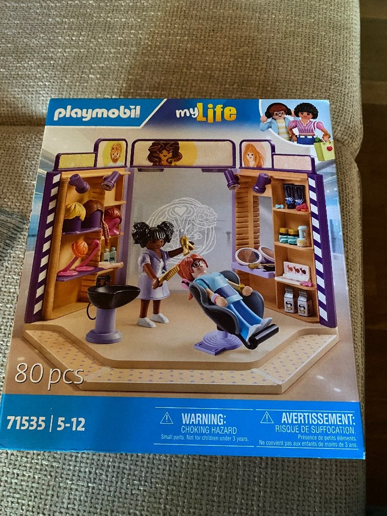 Salon de coiffure Playmobil 51535 (comme neuf), Enlèvement ou Envoi, Comme neuf, Kit complet, Autres types