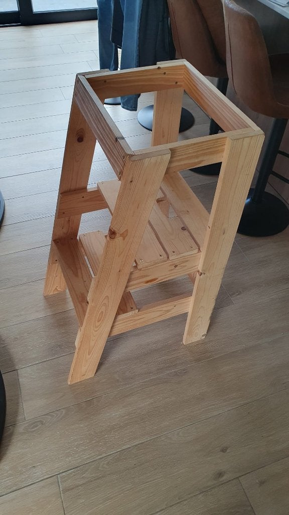 Zelfgemaakte leertoren, Ophalen, Zo goed als nieuw