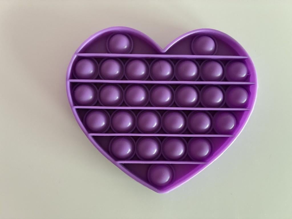 Jouets Fidget en forme de cœur violet en parfait état !, Enlèvement ou Envoi, Comme neuf, Fille